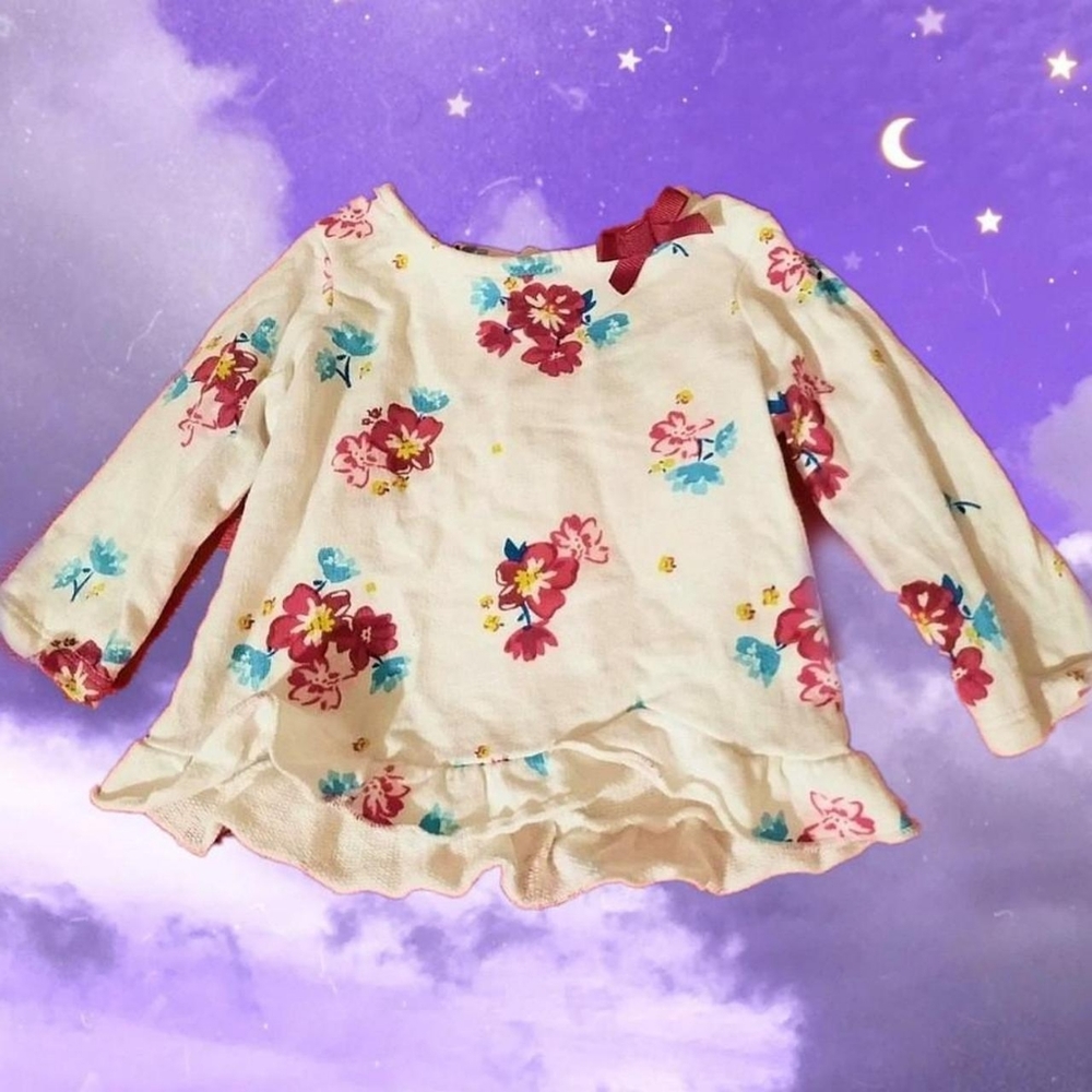 Carter's Long Sleeved Baby Floral Top